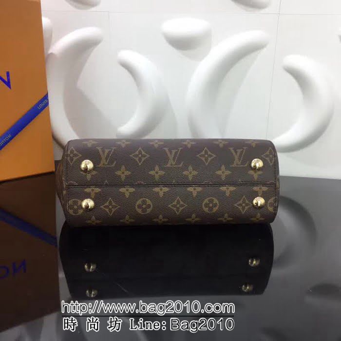 路易威登LV頂級原單M42738粉色肩帶Cluny商務手袋 可手提斜跨 YDH1531